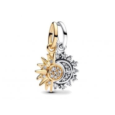 Splittable Sun & Moon Dangle Charm
