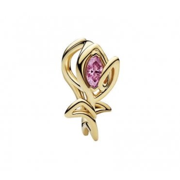 Tulip Gold Plated Openwork Charm