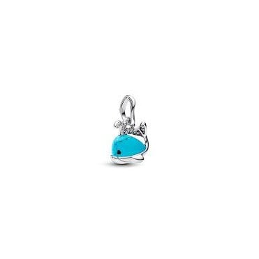 Turqouise Whale Dangle Charm