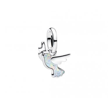White Dove Mini Dangle Charm