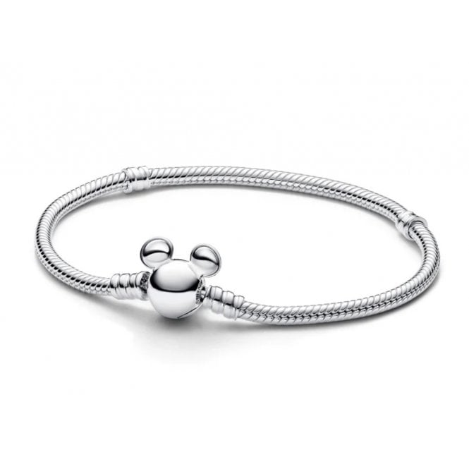 PANDORA x Disney Mickey Mouse Clasp Snake Chain Bracelet