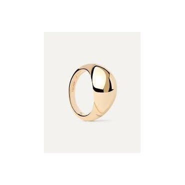 Bamboo Gold Plated Ring