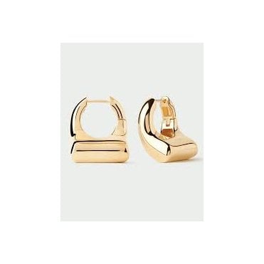 Ibiza Gold Plated Hoop Earrings