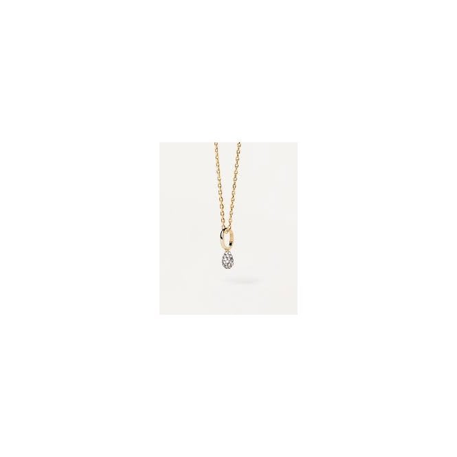 PDPAOLA Pavé Lava Necklace