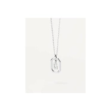 Silver Mini Letter G Necklace
