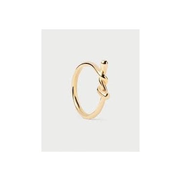 Twist Gold Plated Ring