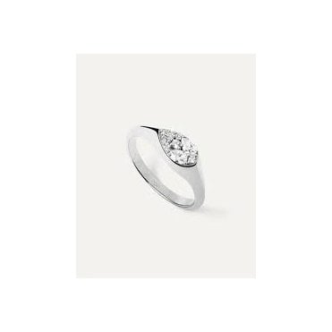 Vanilla Stamp Silver Ring