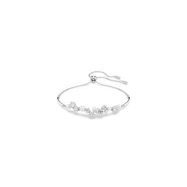 Constella Crystal Pearl Round Cut Bangle