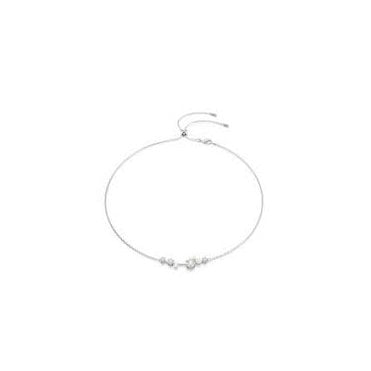 Constella Crystal Pearl Round Cut Necklace