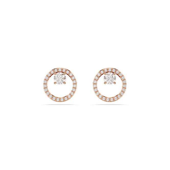 SWAROVSKI Constella Rose Gold Stud Earrings