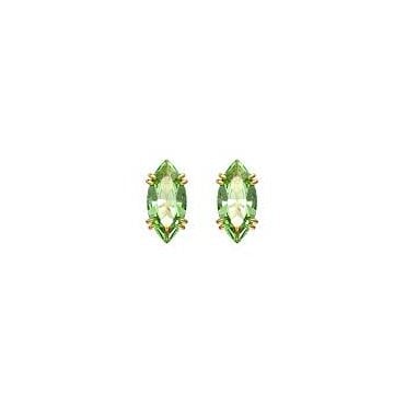 Gema Green Kite Cut Earrings