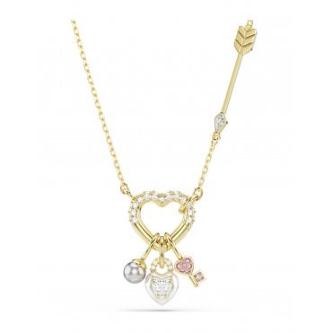 Idyllia Heart, Padlock and Key Pendant