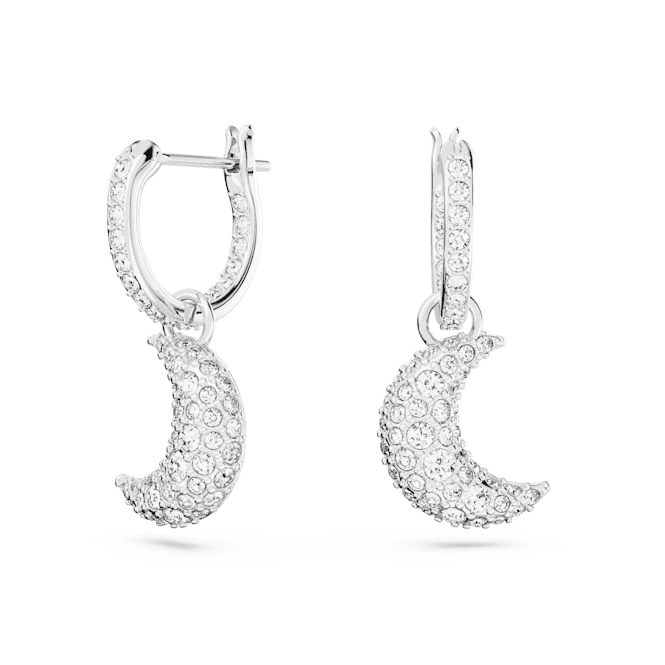 SWAROVSKI Luna White Moon Drop Earrings