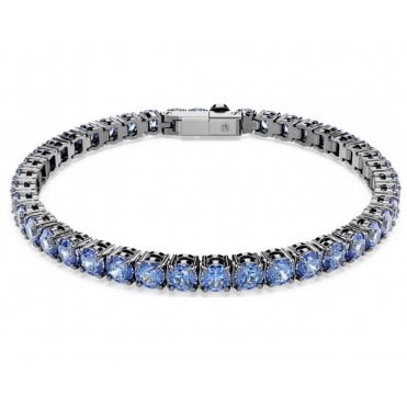 Matrix Blue Tennis Bracelet