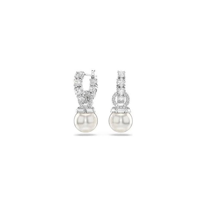 SWAROVSKI Matrix Crystal Pearl Drop Earrings