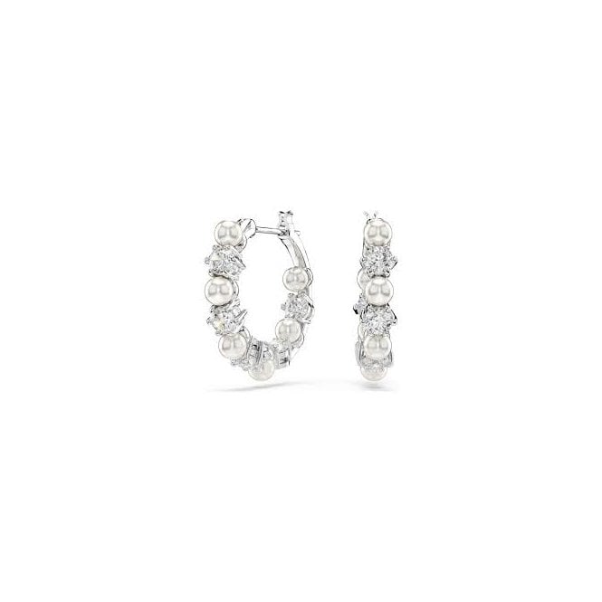 SWAROVSKI Matrix Crystal Pearl Drop Earrings