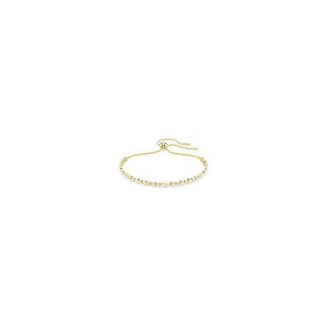 SWAROVSKI Matrix Gold Plated Tennis Bracelet