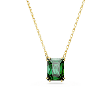 Matrix Green and Gold Tone Plated Pendant