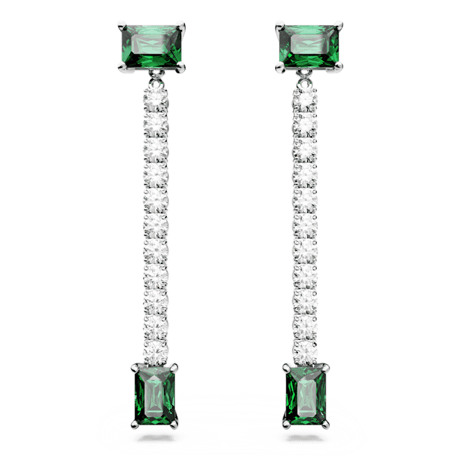 SWAROVSKI Matrix Green Drop Earrings