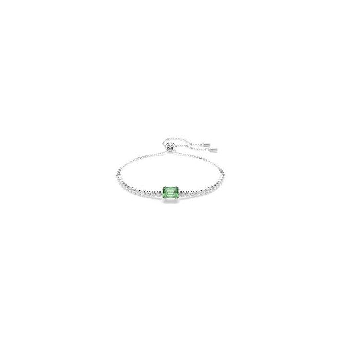 SWAROVSKI Matrix Green Tennis Bracelet