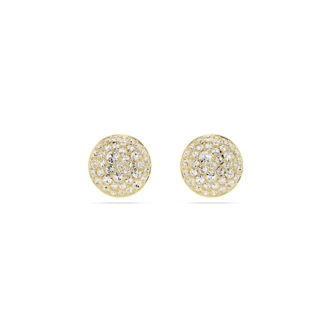 SWAROVSKI Meteora Yellow Gold Tone Plated Stud Earrings