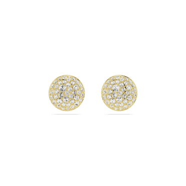 Meteora Yellow Gold Tone Plated Stud Earrings