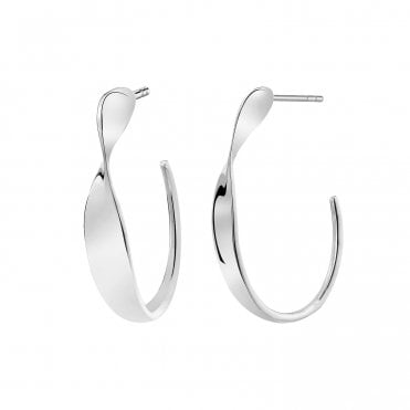 Silver Creole Hoops
