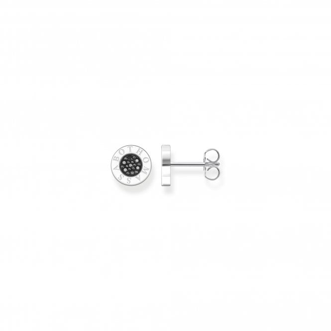 THOMAS SABO Black Pave Ear Studs