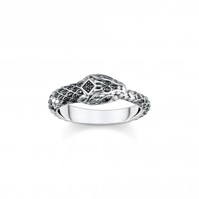 THOMAS SABO Blackened Snake Ring