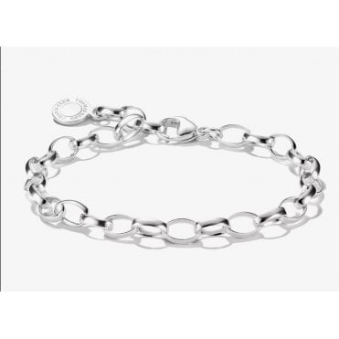 Charm Club Original Silver Plated Bracelet