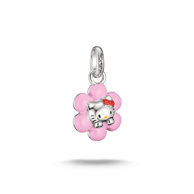 THOMAS SABO Connect Hello Kitty Pink Flower Charm