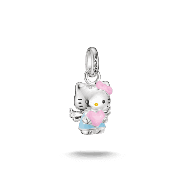 Connect Hellow Kitty Angel Heart Charm