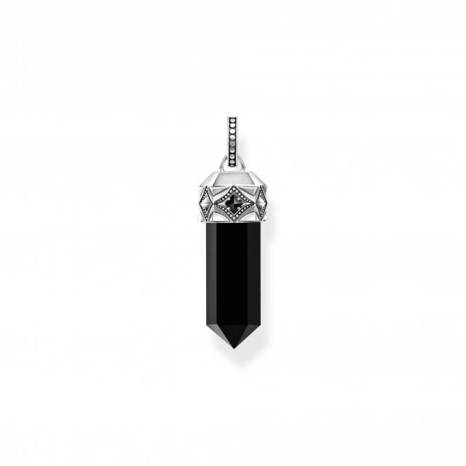 THOMAS SABO Crystal Pendant Made from Black Onyx