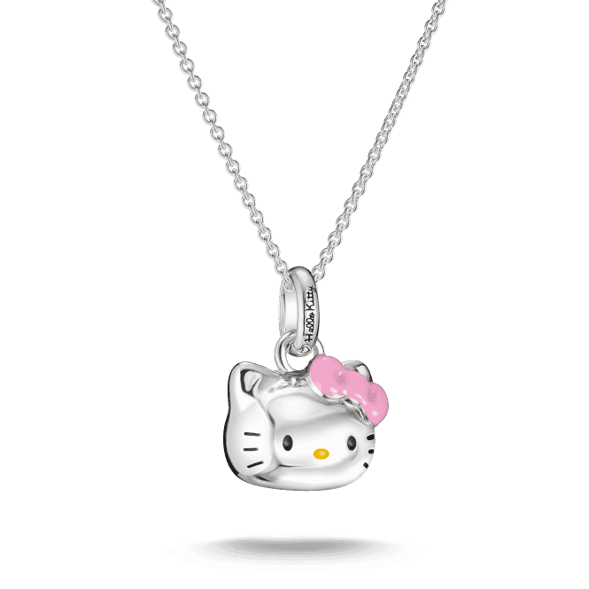 THOMAS SABO Hello Kitty Pink Bow Necklace