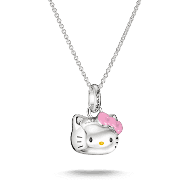 Hello Kitty Pink Bow Necklace