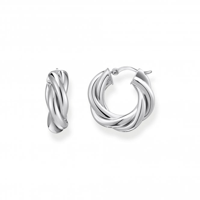 THOMAS SABO Intertwined Hoop Earrings