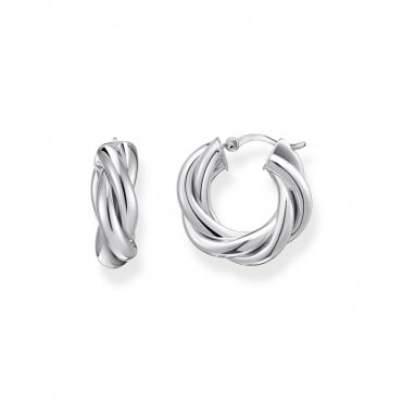 Intertwined Hoop Earrings