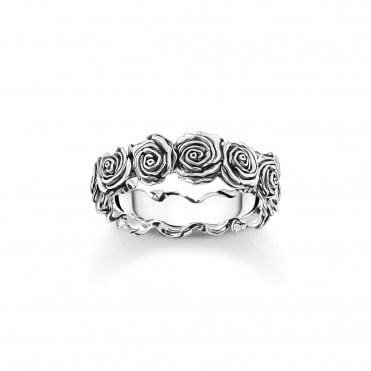 Midnight Rose Ring