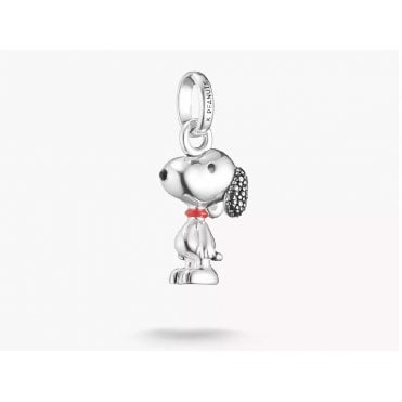 Peanuts Connect Snoopy Pavé Pendant Charm