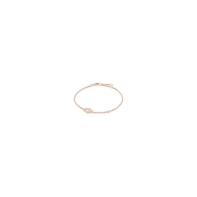 THOMAS SABO Rose Gold Plated Hand of Fatima Bracelet