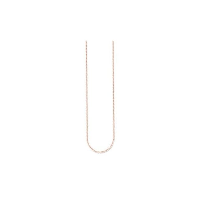 THOMAS SABO Rose Gold Plated Sterling Silver Chain