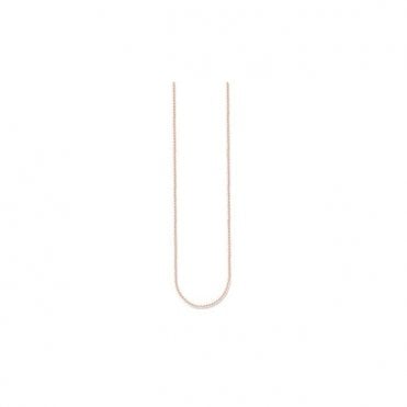 Rose Gold Plated Sterling Silver Chain