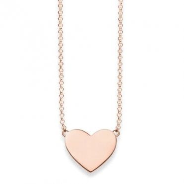 Rose Gold Plated Sterling Silver Glam & Soul Heart Necklace