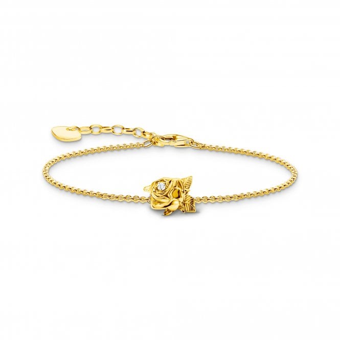 THOMAS SABO Roses Romance Bracelet Gold
