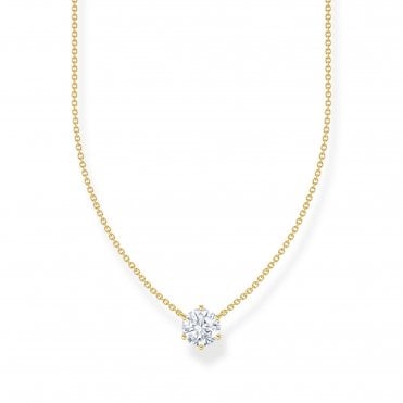 Round Stone Necklace