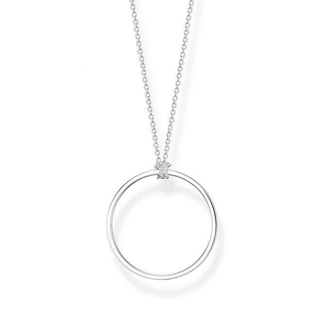 THOMAS SABO Silver Circle charm necklace