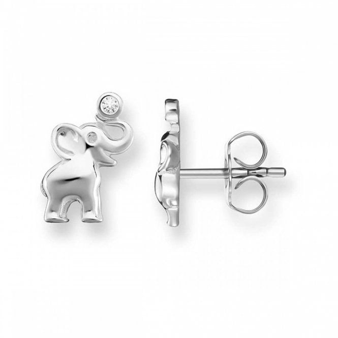 THOMAS SABO Silver CZ Elephant Earstuds