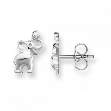 Thomas Sabo Silver CZ Elephant Earstuds
