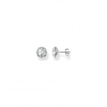 Thomas Sabo Silver & CZ Round Earstuds