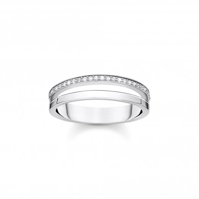 THOMAS SABO Silver White Stones Ring